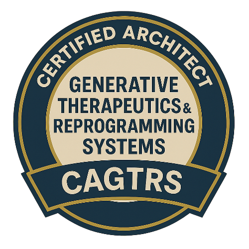 56 - Certified Architect of Generative Therapeutics & Reprogramming Systems™ (CAGTRS)