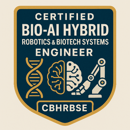 14- Certified Bio-AI Hybrid Robotics & Biotech Systems Engineer (CBHRBSE)