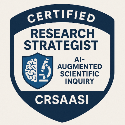 34- Certified Research Strategist in AI-Augmented Scientific Inquiry™ (CRSAASI)