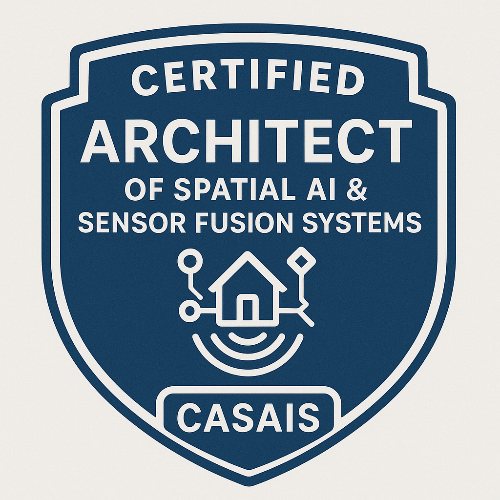 23- Certified Architect of Spatial AI & Sensor Fusion Systems™ (CASAIS)