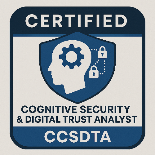 7- Certified Cognitive Security & Digital Trust Analyst™ (CCSDTA)