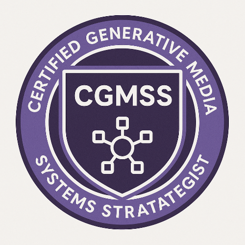 8- Certified Generative Media Systems Strategist™ (CGMSS)