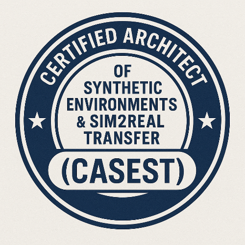 25- Certified Architect of Synthetic Environments & Sim2Real Transfer™ (CASEST)